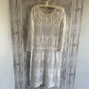 Free People Luna Lace Dress Small